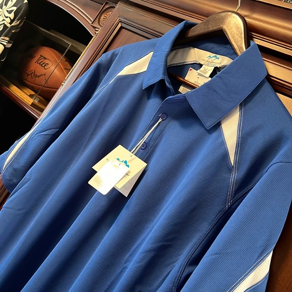 Tri-Mountain Ultra Cool Performance Moisture Wicking Technology Activewear Polo! - Picture 3 of 8